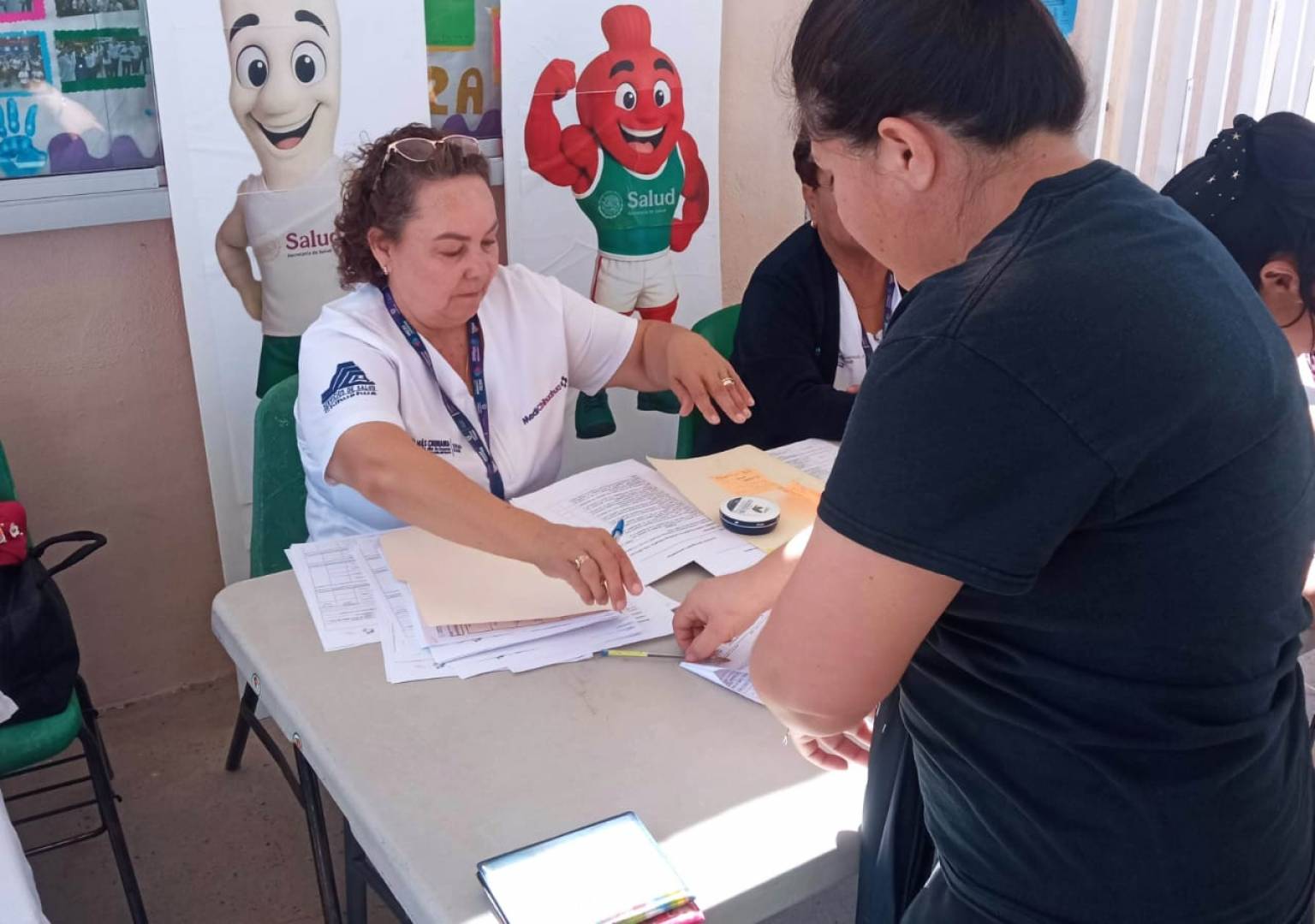 Realizan feria de salud en la colonia Industrial Sur de Delicias