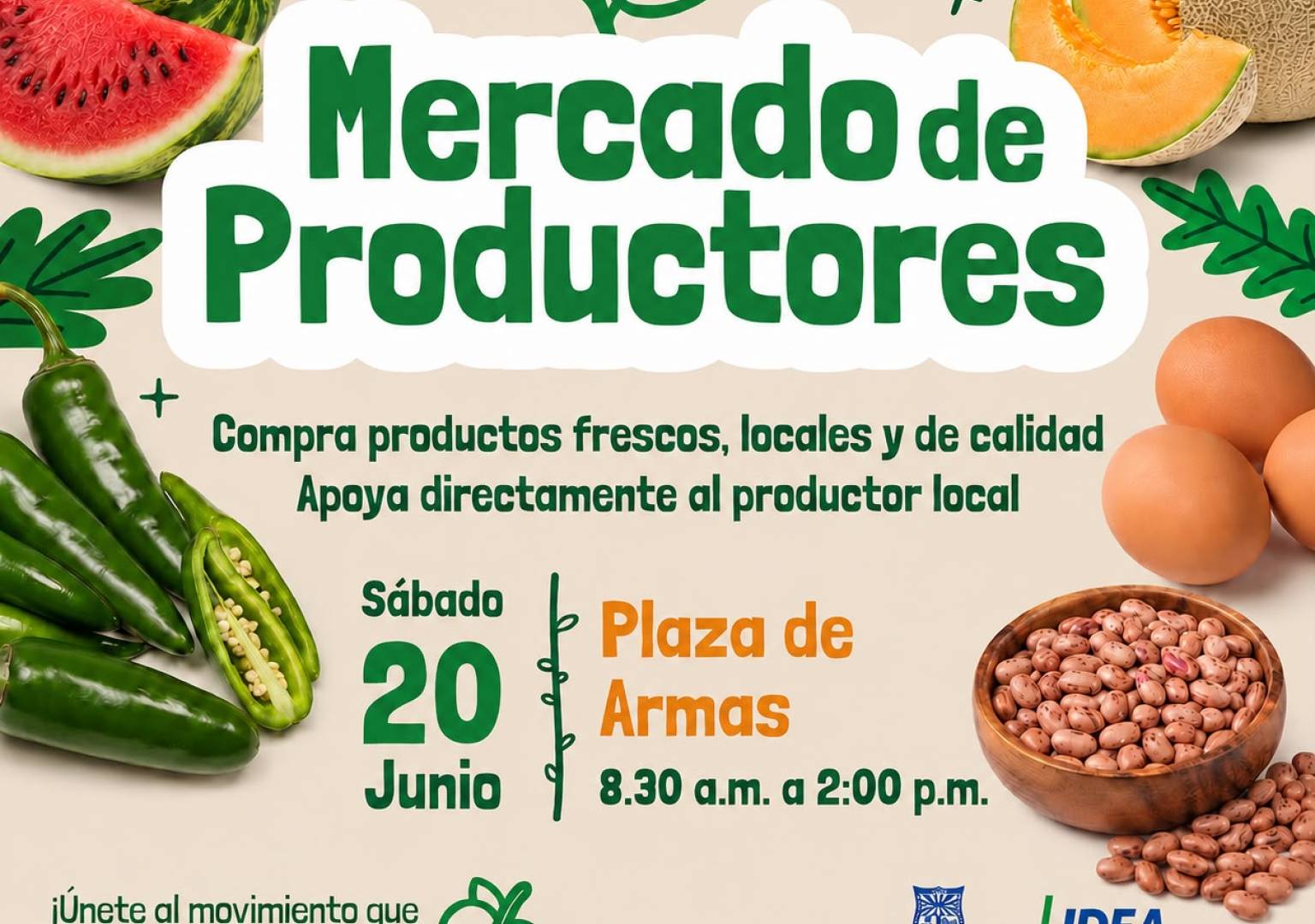 Encuentra productos frescos y regionales este sábado en Delicias
