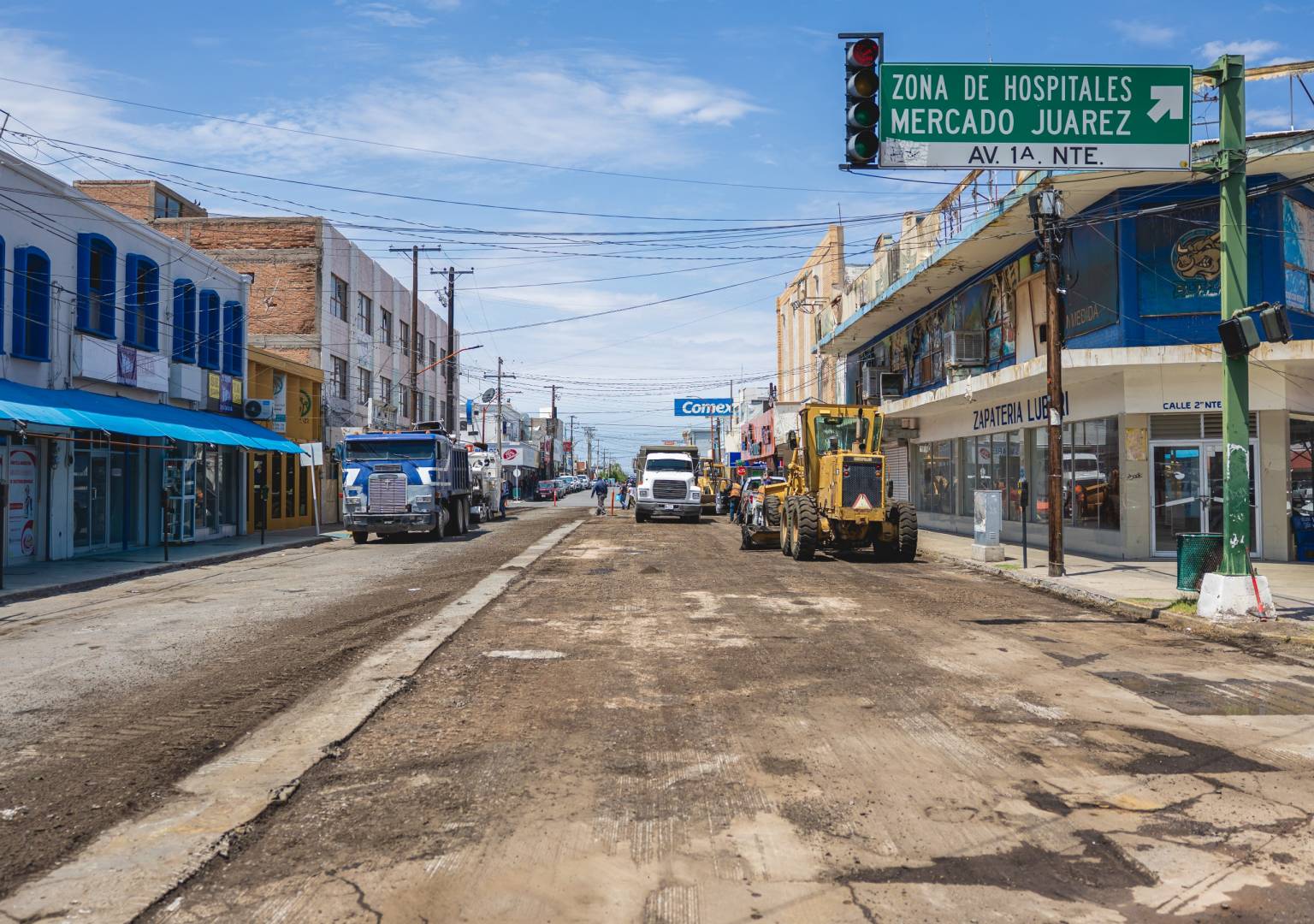Inician rehabilitación de pavimento en la calle Segunda Norte de Delicias