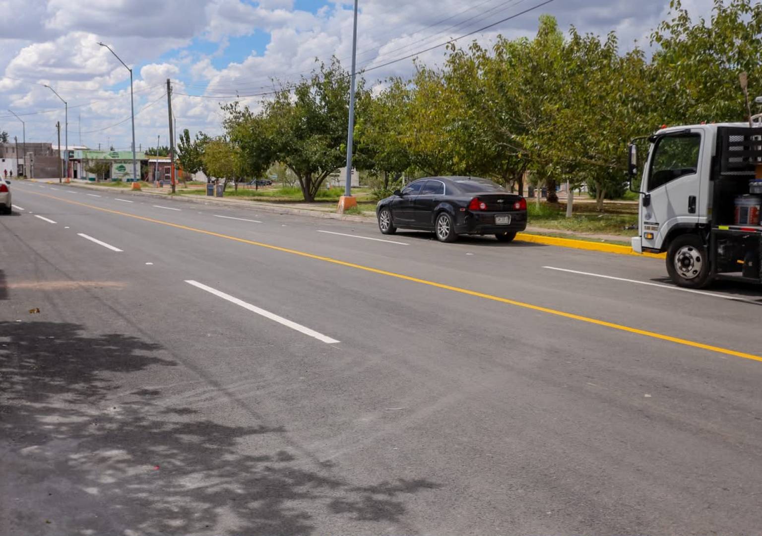 Concluyen rehabilitación de la calle Faisán y Emiliano Zapata con trabajos de pintura y señalización