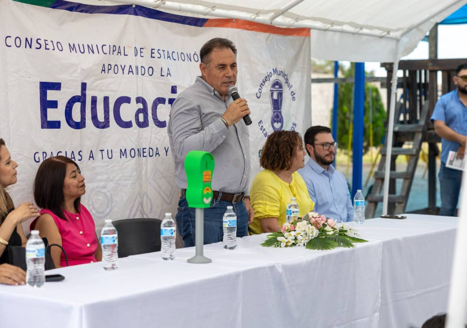 Concluye Gobierno Municipal el techado del pórtico del Jardín de Niños Gloria Arellano Rocha